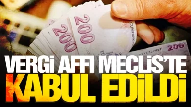 Vergi Affı 2023 TBMM yapılandırma